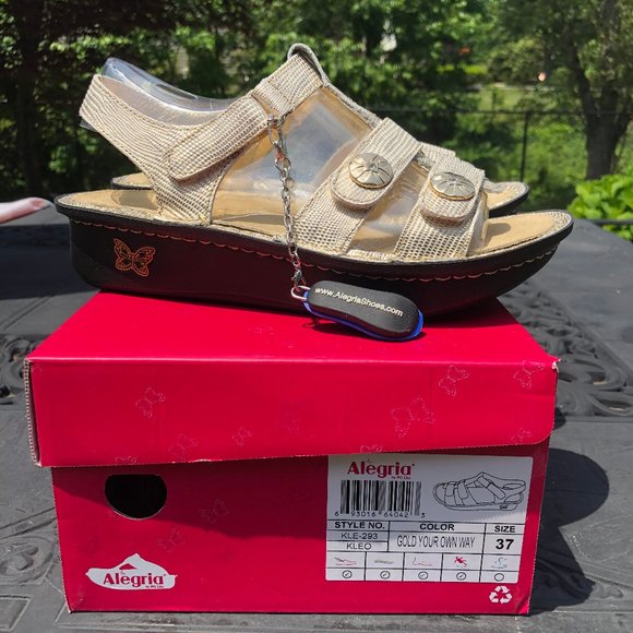 Alegria Kleo Leather Gladiator Sandals - Picture 10 of 11